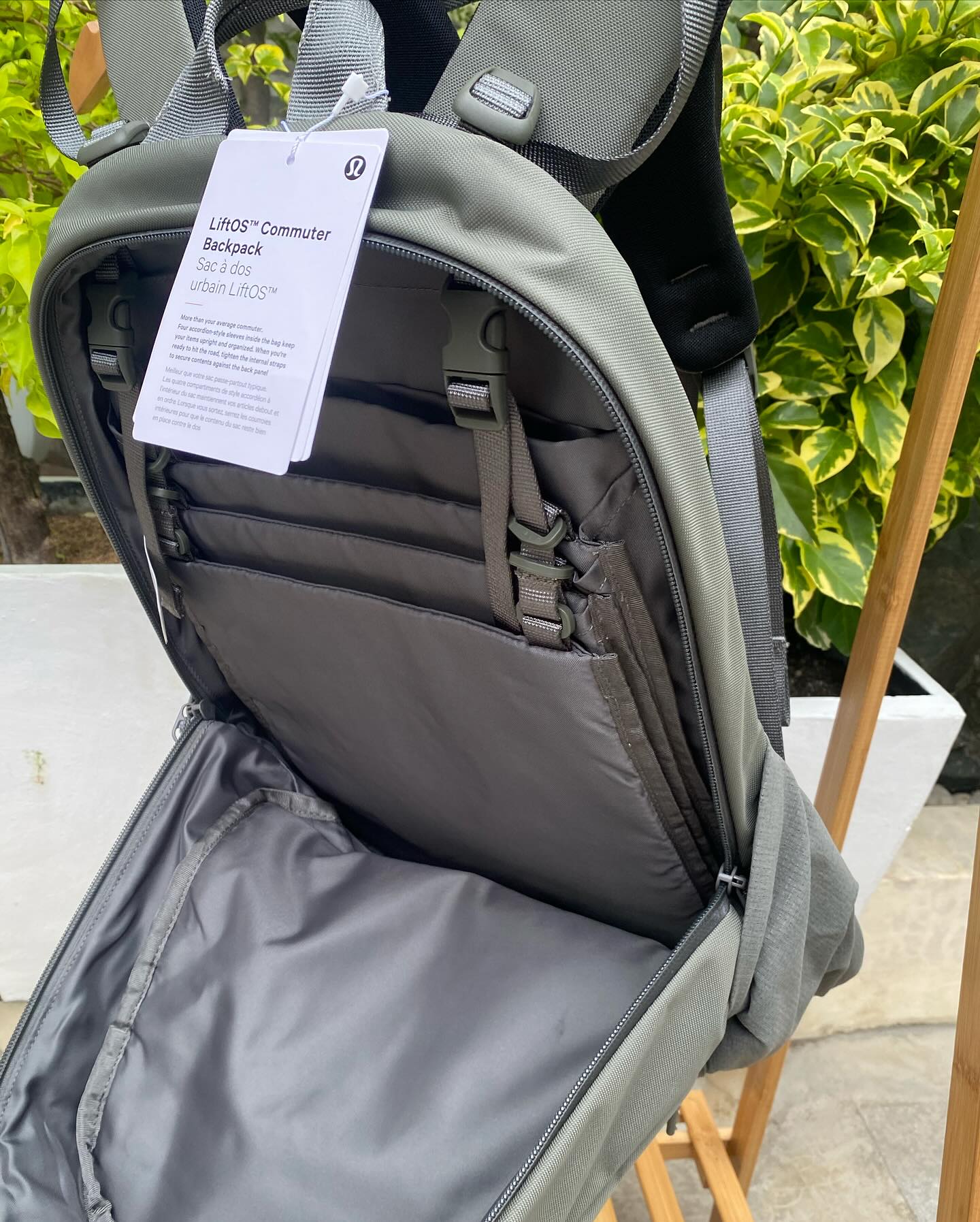 On-hand: LuLulemon LiftOS Commuter Backpack 20L. More than your 