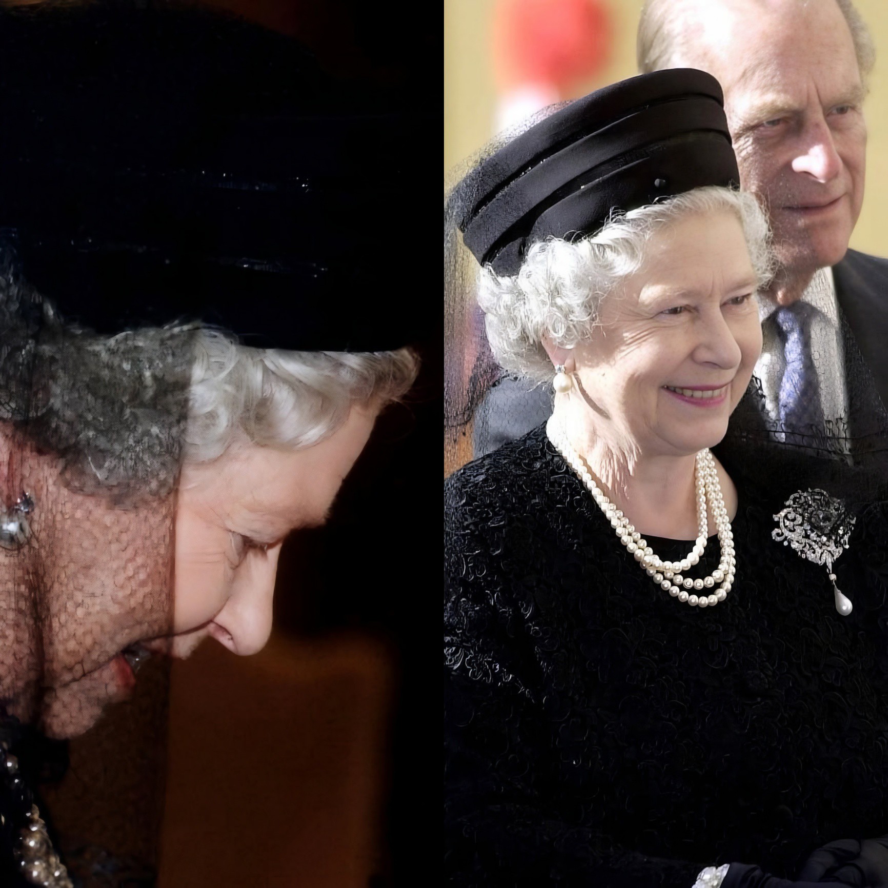 World - Her Majesty Queen Elizabeth II and Prince Phillip arriving 