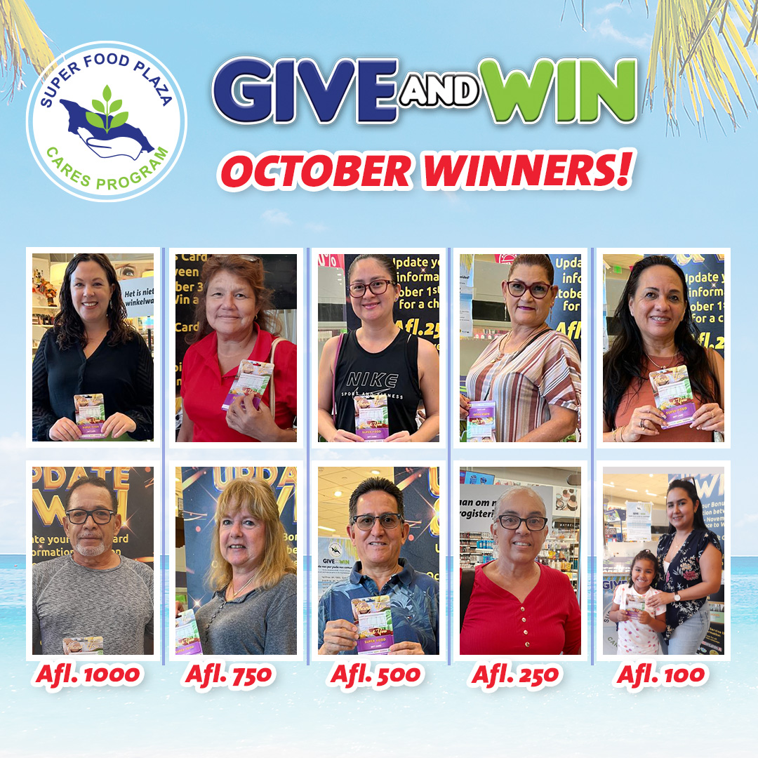 Super - 🎉 Congratulations to the October winners of our Give & Win ...