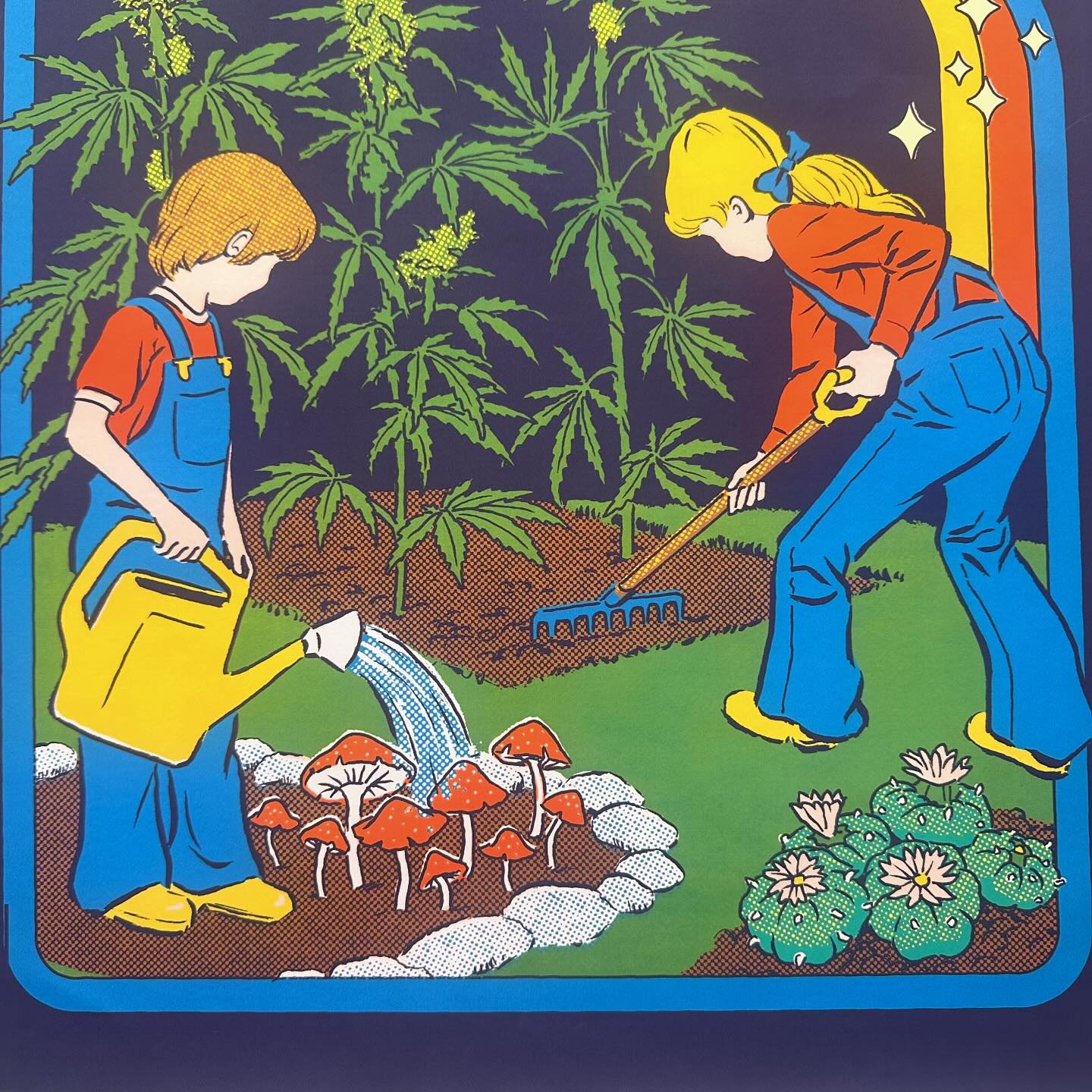 Steven Rhodes /Magical Garden/Poster スティーブン・ローズの「魔法