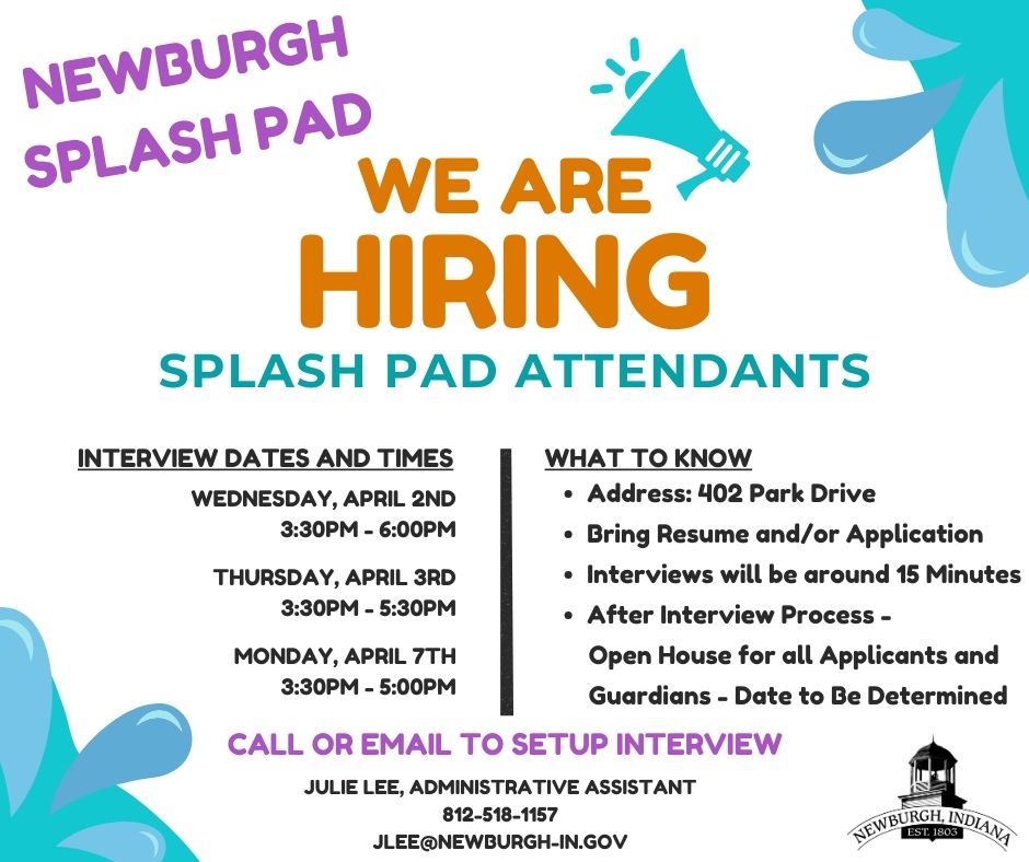 The interviews for the Newburgh... - Town of Newburgh Indiana | Facebook