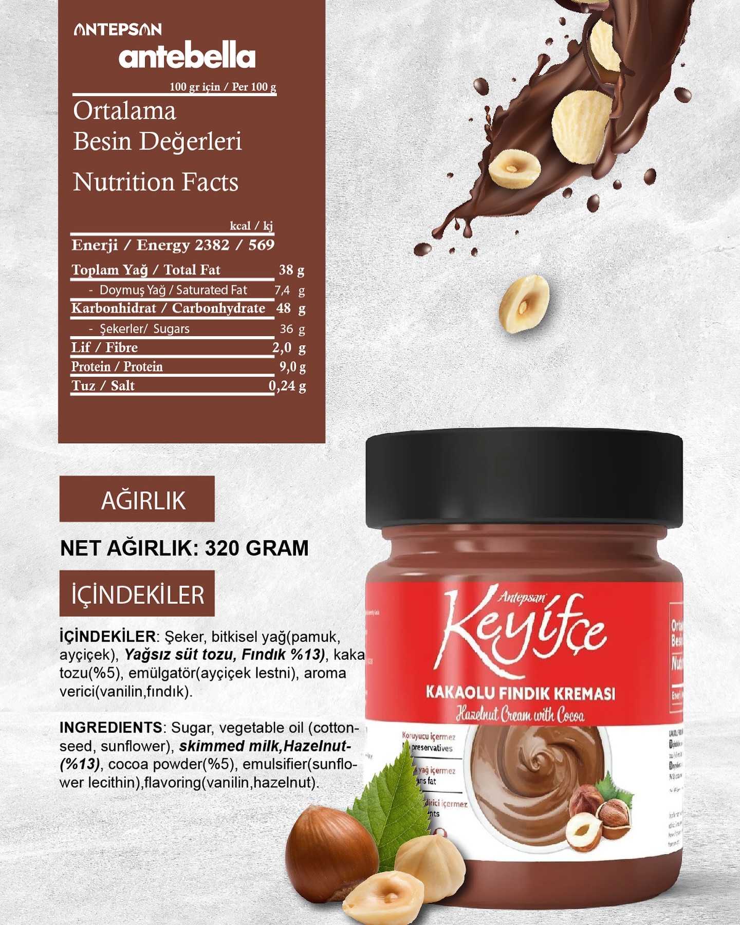 Antebella - Keyifçe Kakaolu Fındık Kreması 😋🤎 #onlineshopping 🌐www ...