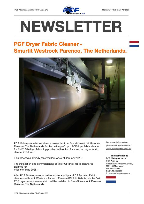 PCF Maintenance BV. added a new photo. - PCF Maintenance BV.