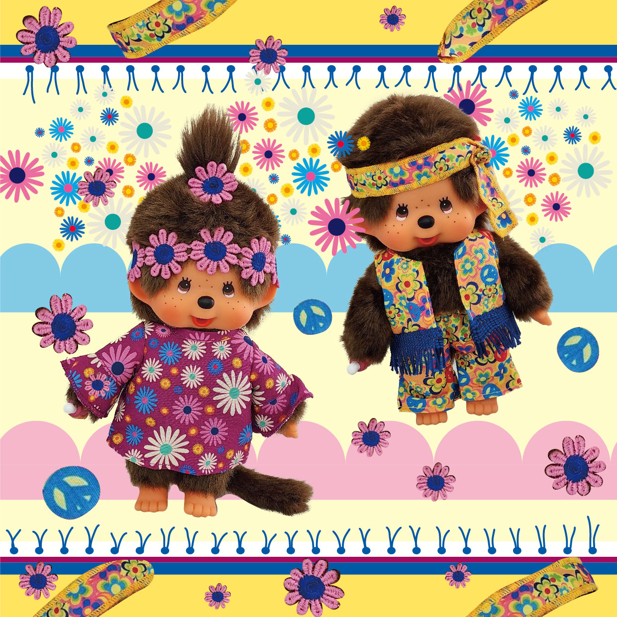 ✴️🌼✴️🌸✴️ NEW ITEMS✴️🌸✴️🌼✴️ A3 Monchhichi Flower