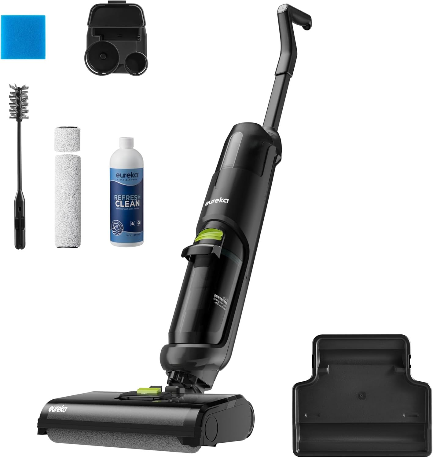BISSELL CrossWave C3 Pro, Aspirateur Balai Laveur à Câble, Aspire, Lave & Sèche, Nettoyeur Eau Poussière, Extraction Puissante des Taches Humides & Sèches, Nettoyeur 3 en 1 pour Multi-surfaces, 3555N