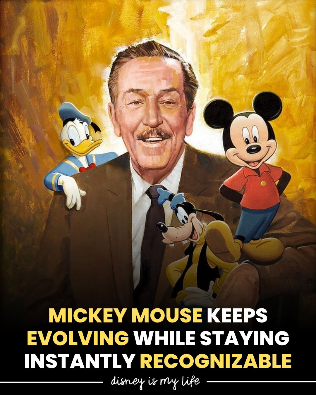 The evolution of Mickey Mouse