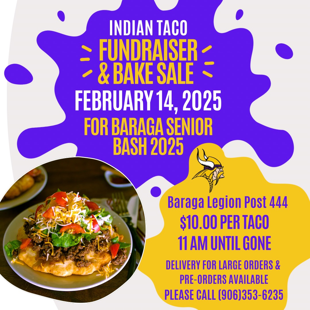 Indian Taco Fundraiser & Bake Sale