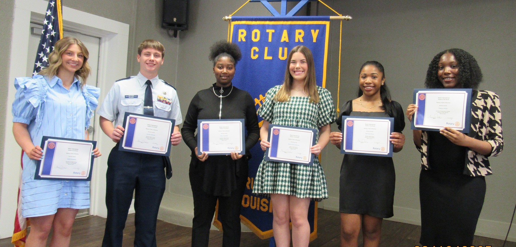 Rotary - Congratulations to our Students of the Month! 👏Shown here L-R ...