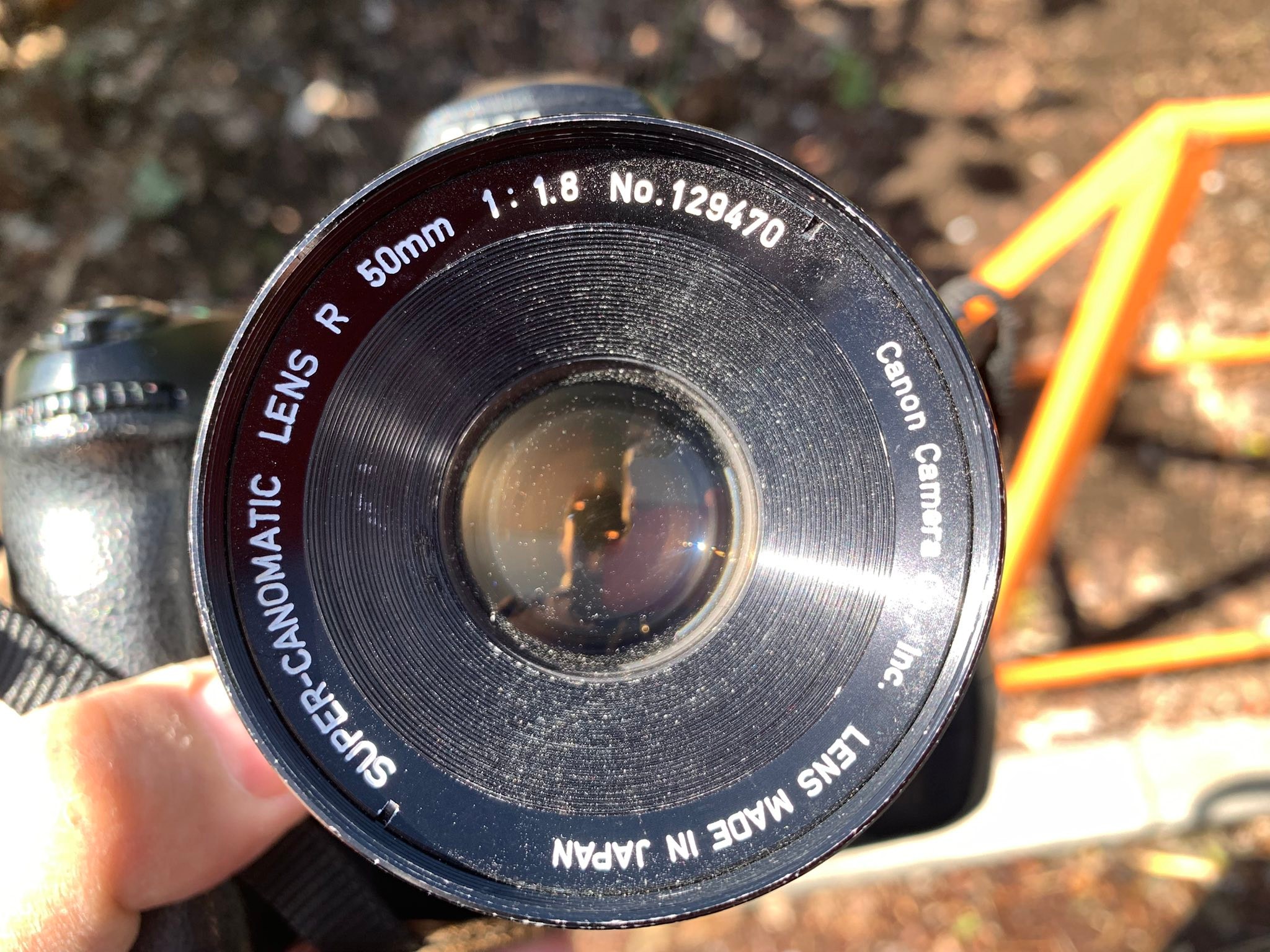 CANON SUPERCANOMATIC LENS R 50mm 1:1.8 1:1.8 1.8 No. 129470 50mm 1 