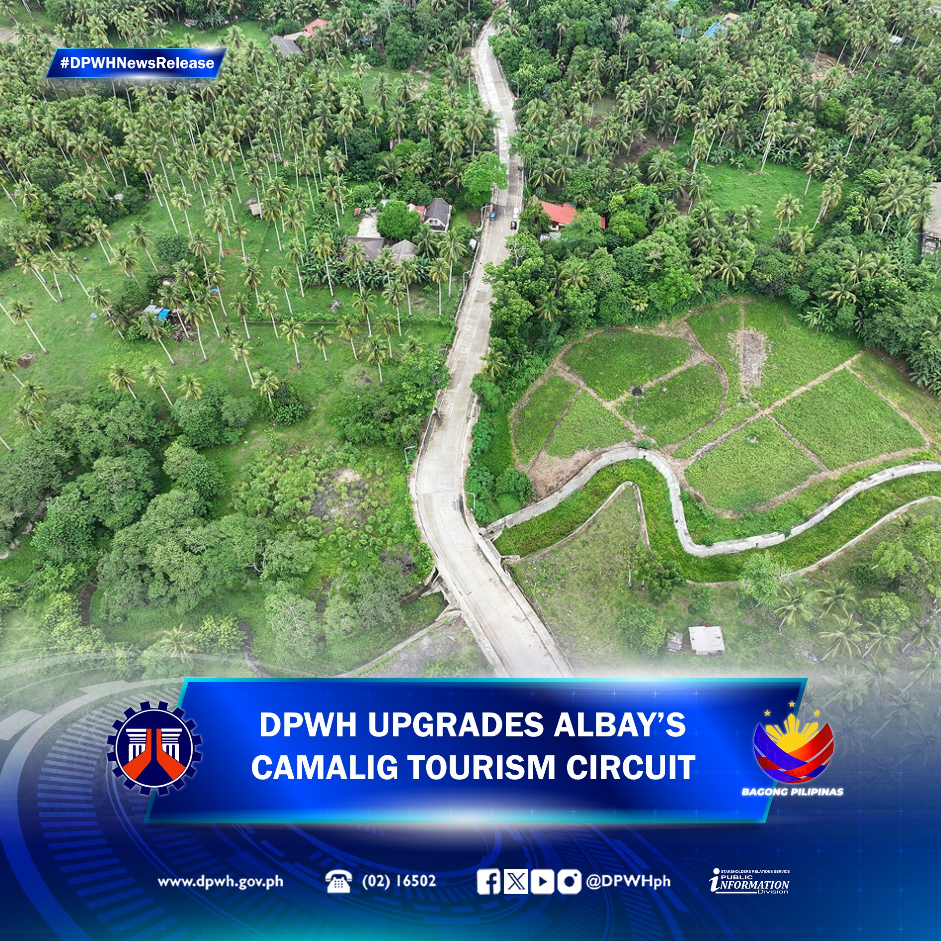Department - DPWH UPGRADES ALBAY’S CAMALIG TOURISM CIRCUIT A P48.59 ...
