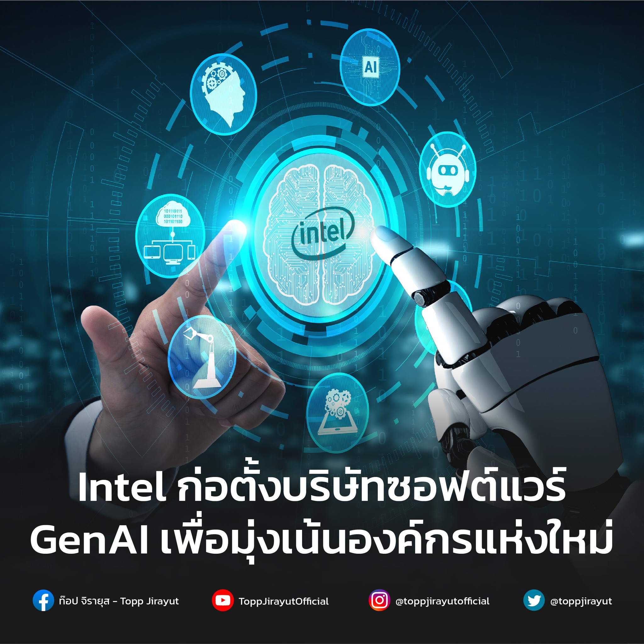 ท๊อป - Intel ก่อตั้งบริษัทซอฟต์แวร์ GenAI เพื่อมุ่งเน้นองค์กรแห่งใหม่ ...