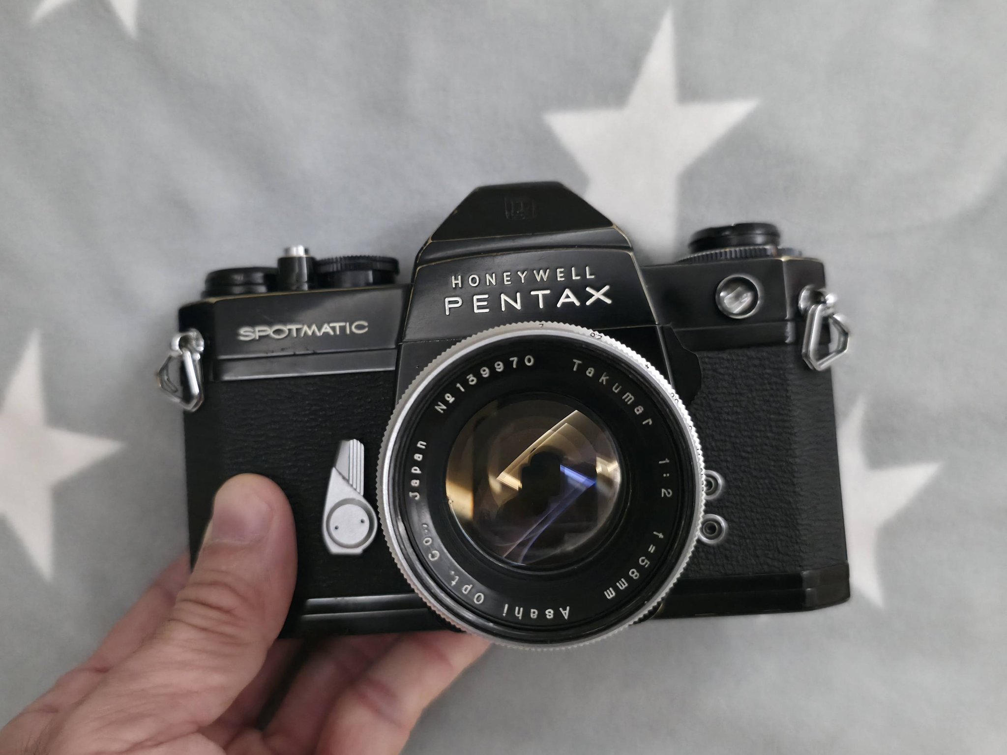 1971 Honeywell Pentax Spotmatic SP IIa with 1957 Takumar 58mm f2 lens