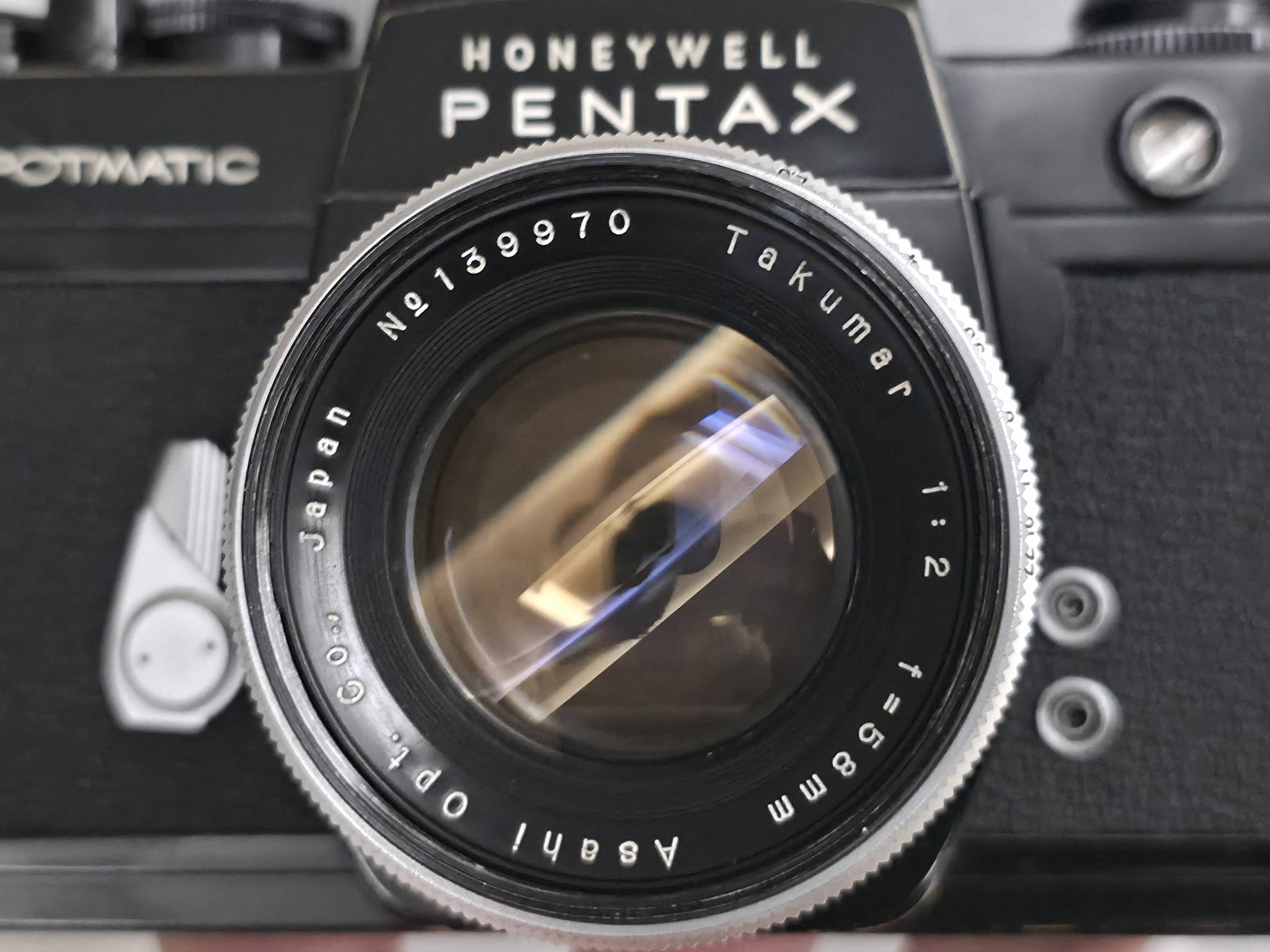 1971 Honeywell Pentax Spotmatic SP IIa with 1957 Takumar 58mm f2 lens