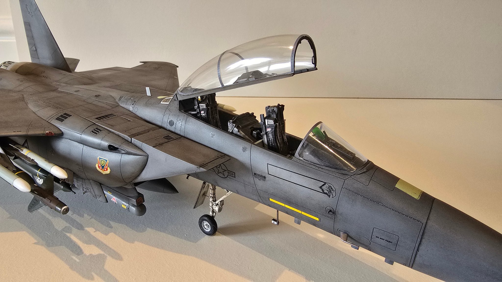 Tamiya's 1/32 F-15E model with Red Fox 3D cockpit
