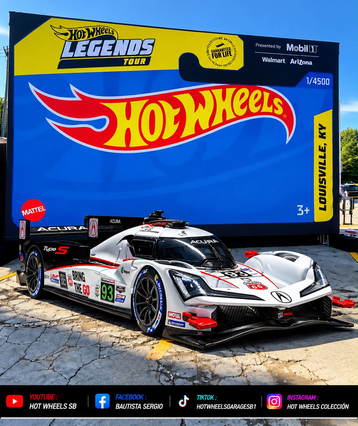 TopSpeed 1/18 Acura ARX-06 GTP #93
