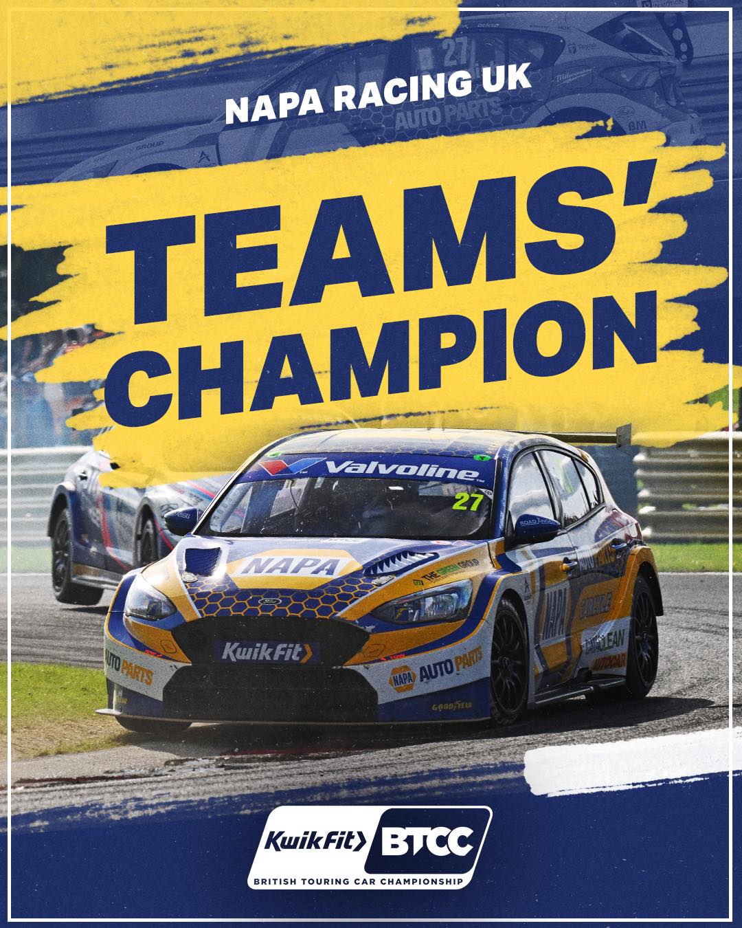 BTCC - 🏆 2024 BTCC Teams’ Champions NAPA Racing UK never...