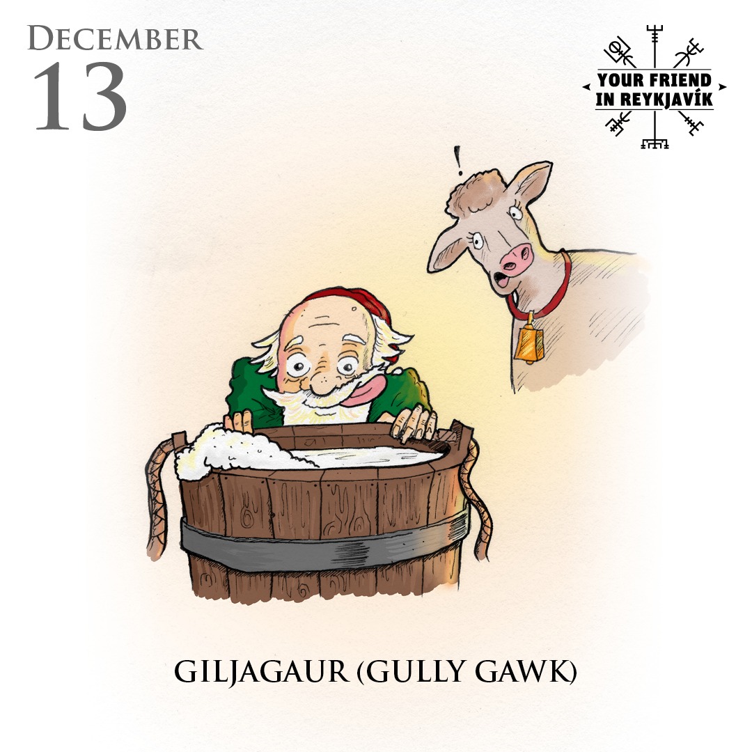 Your - Giljagaur, also known as Gully-Gawk, is the second Yule Lad to ...