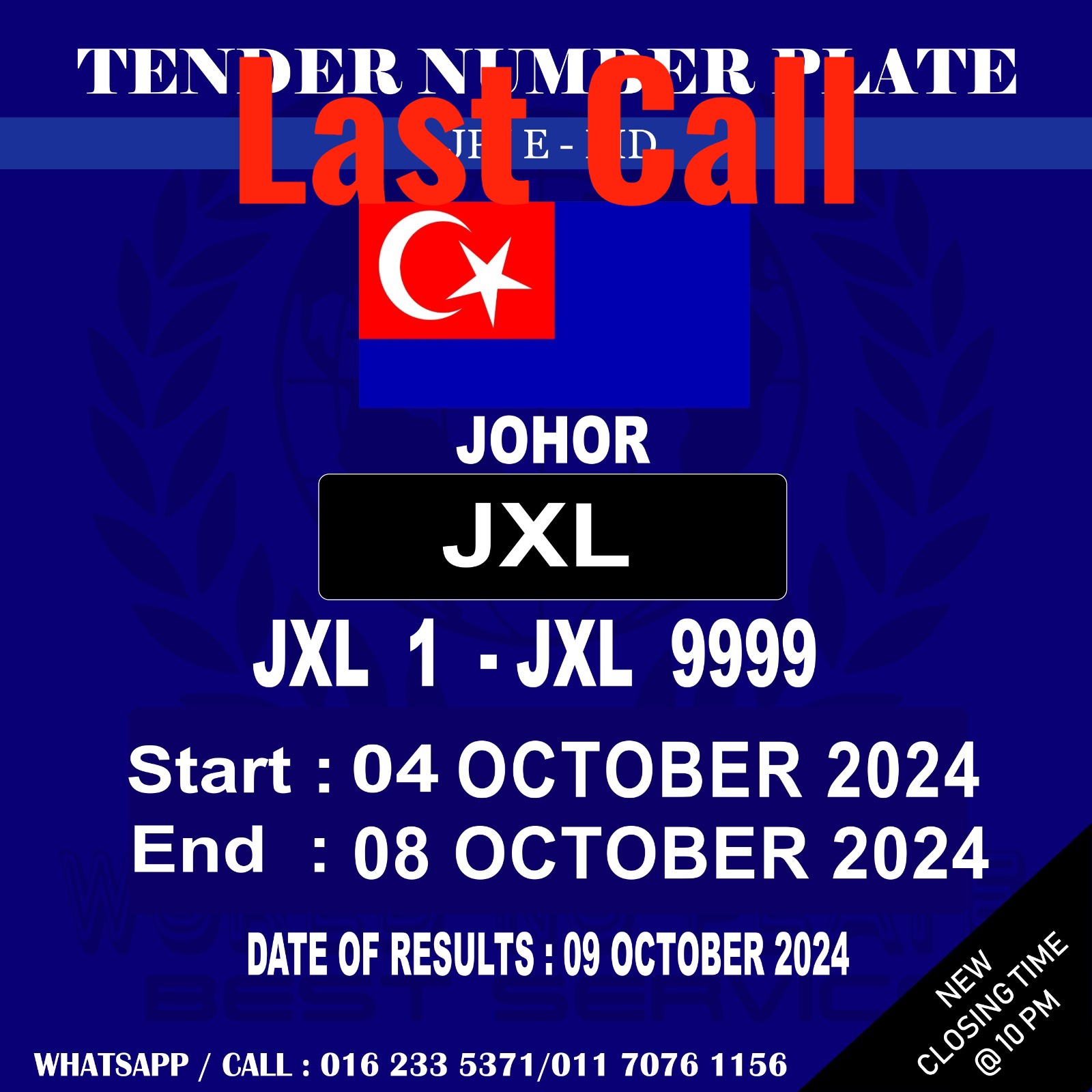 SALAM dan... - Tempahan nombor plat dan tender number plate | Facebook