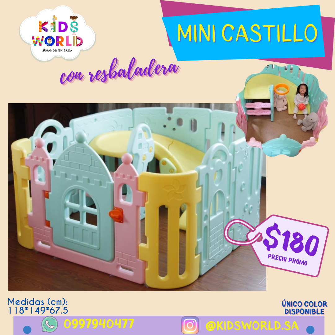 Kids World S.A - Mini castillo para tu princesa 👸🏻...