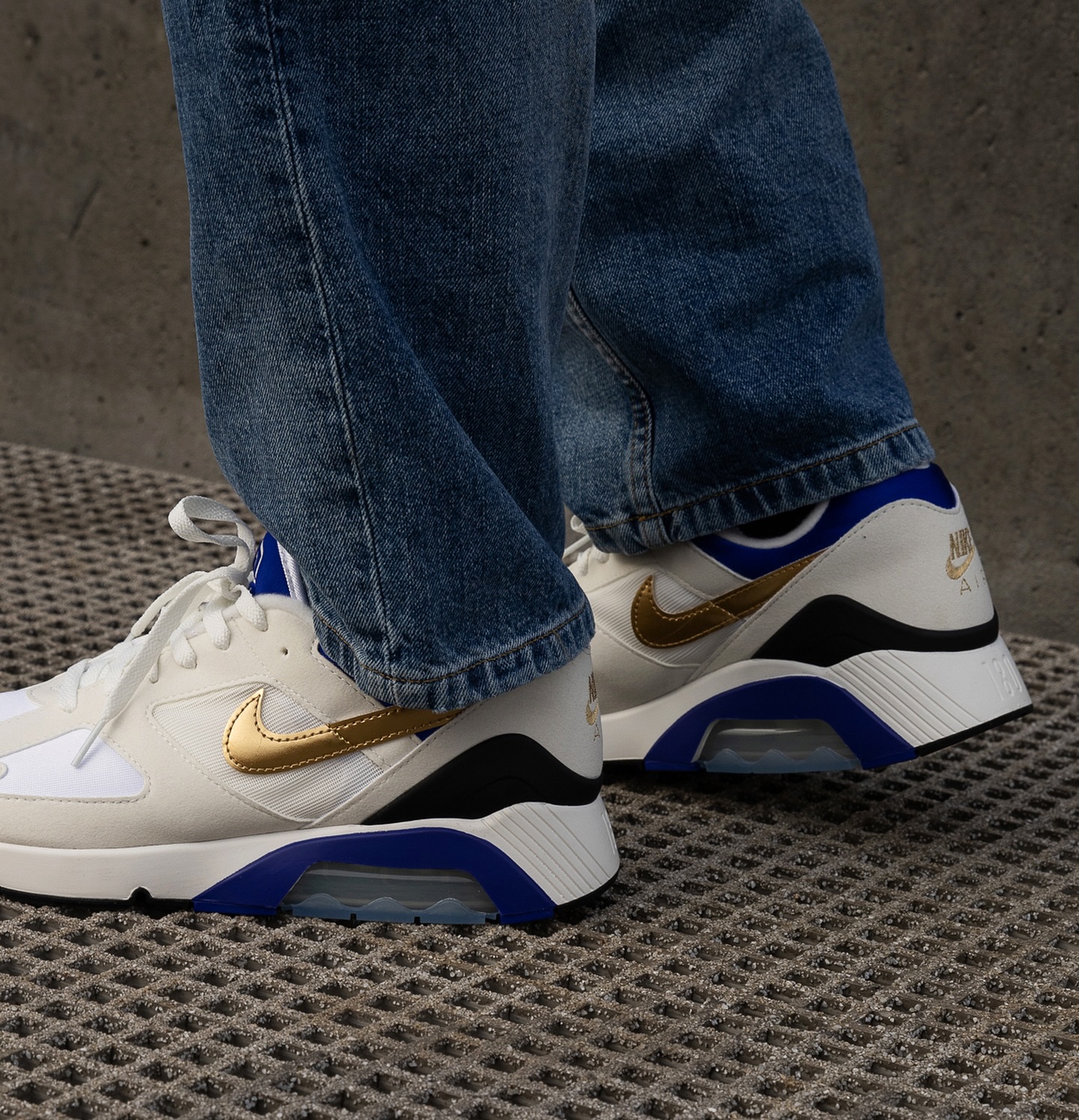The Nike Air 180 “Summit White/Concord” drops at Midnight Tonight
