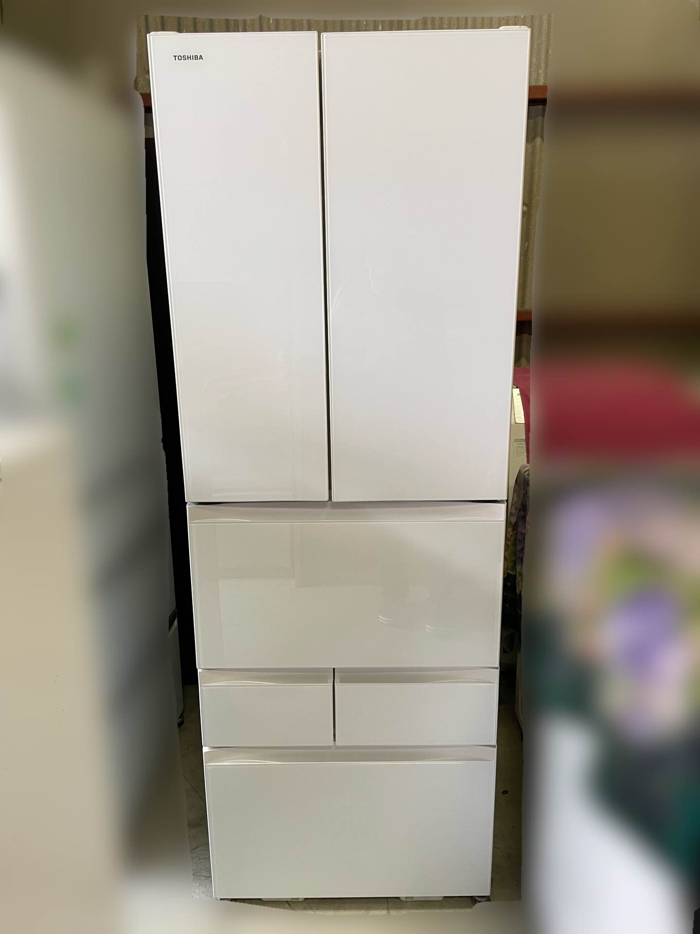TOSHIBA Non-CFC Refrigerator GR-M510FW 6-Door | Used - Good 