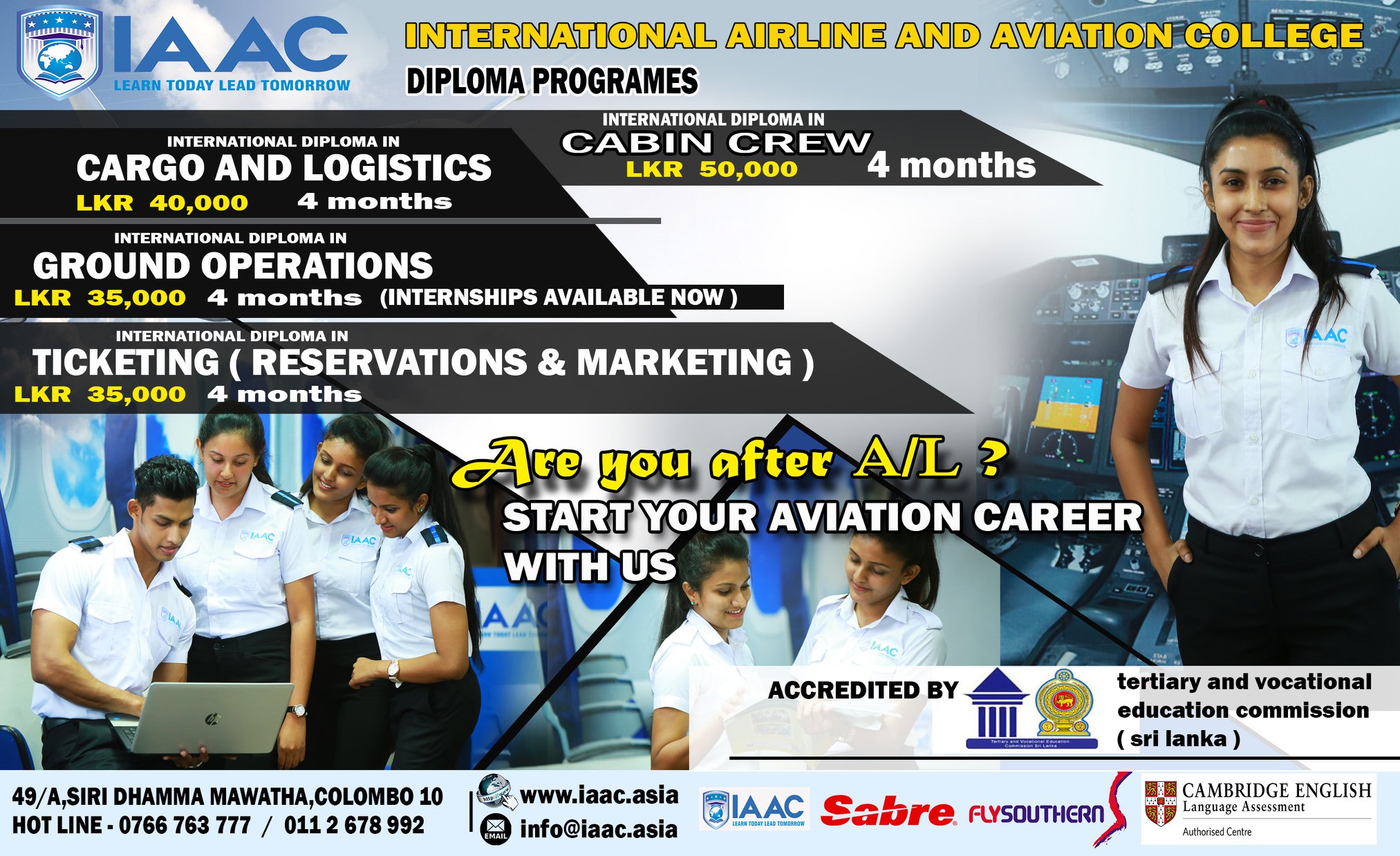 REGISTRATION IS NOW OPEN FOR THE NOVEMBER INTAKE ! - FOR MORE ...