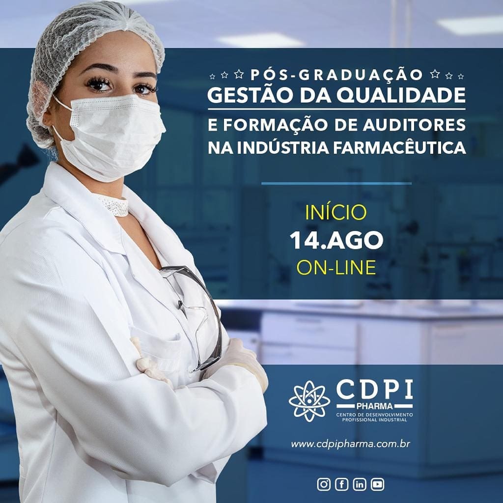 CDPI Pharma - A Pós em Gestão da Qualidade do CDPI Pharma...