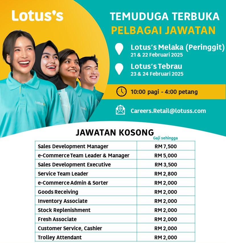 TEMUDUGA TERBUKA LOTUS'S MALAYSIA DI... - Lotus's Malaysia | Facebook