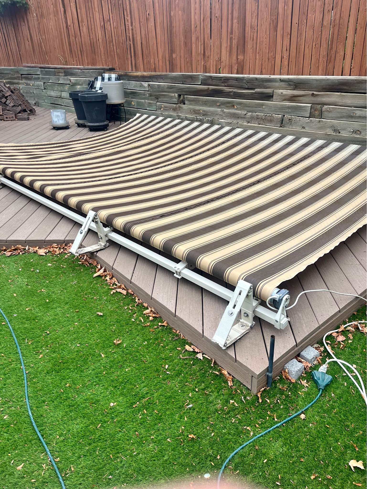 Retractible Motorized Outdoor House Awning - Awnings & Canopies ...