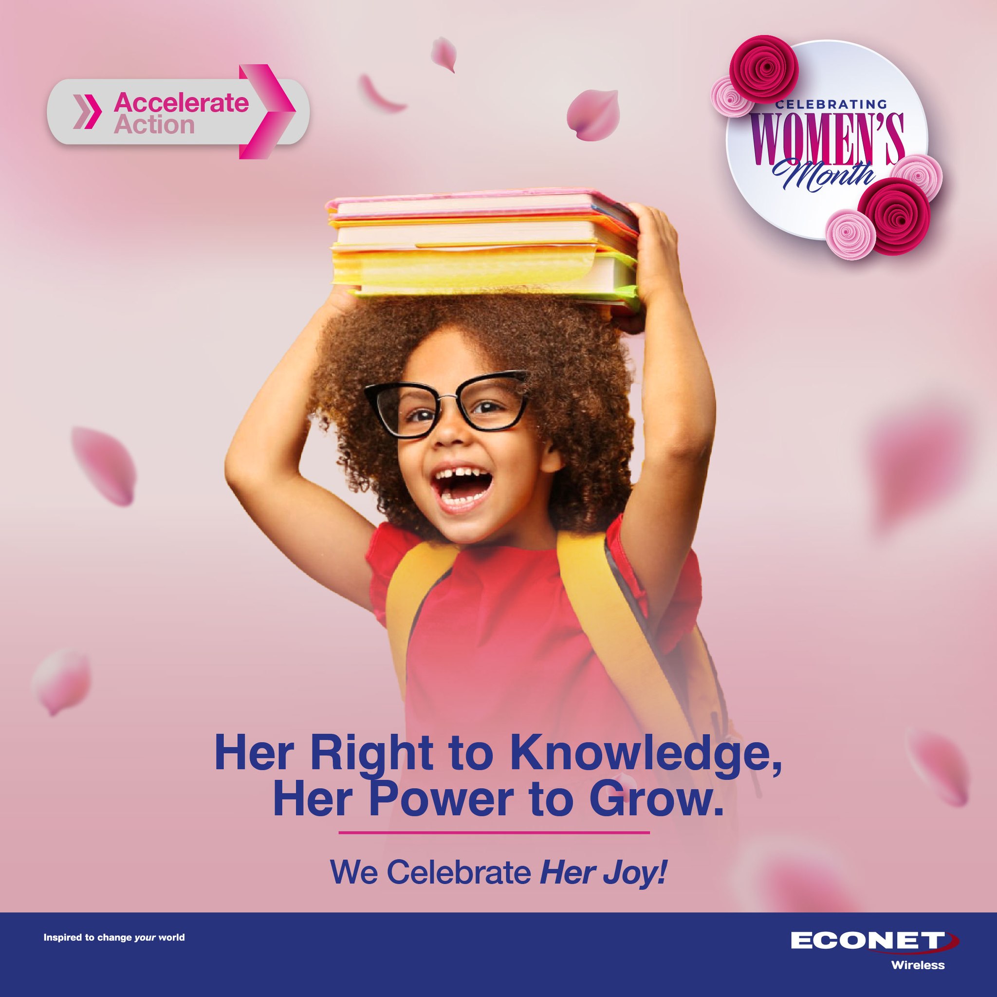 Econet Zimbabwe - 📚 Her Right to Knowledge, Her Power to... | Facebook