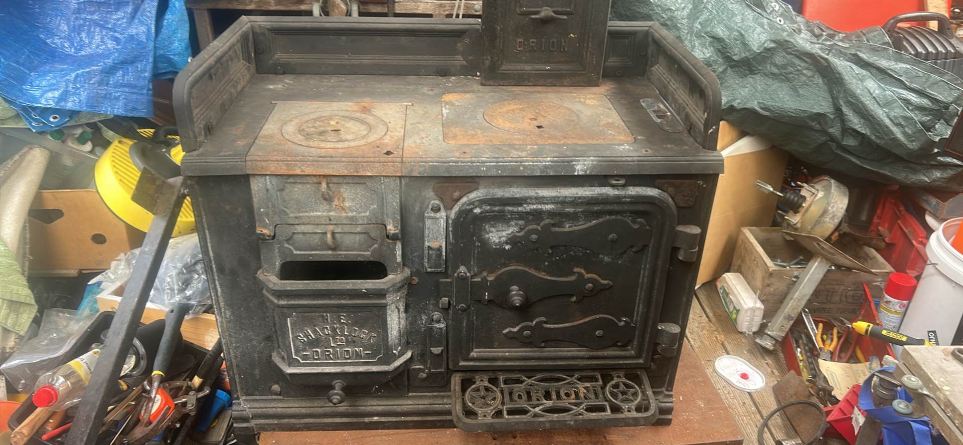 Shacklock Oven & Wetback Stove - Shacklock Coal Range - Off Grid Stove ...