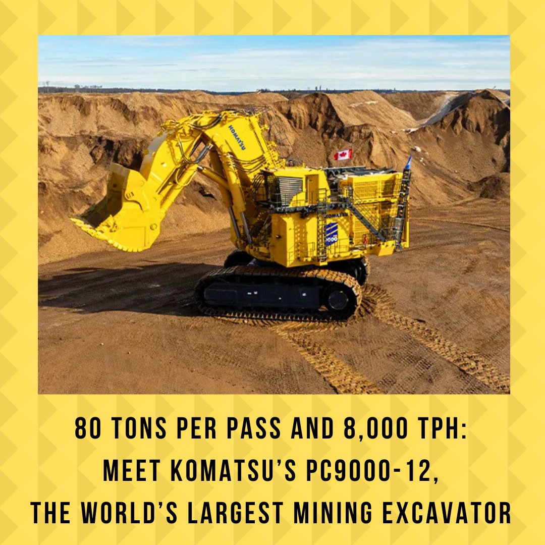 ⛏️ #Komatsu introduces the PC9000-12, the next evolution in its