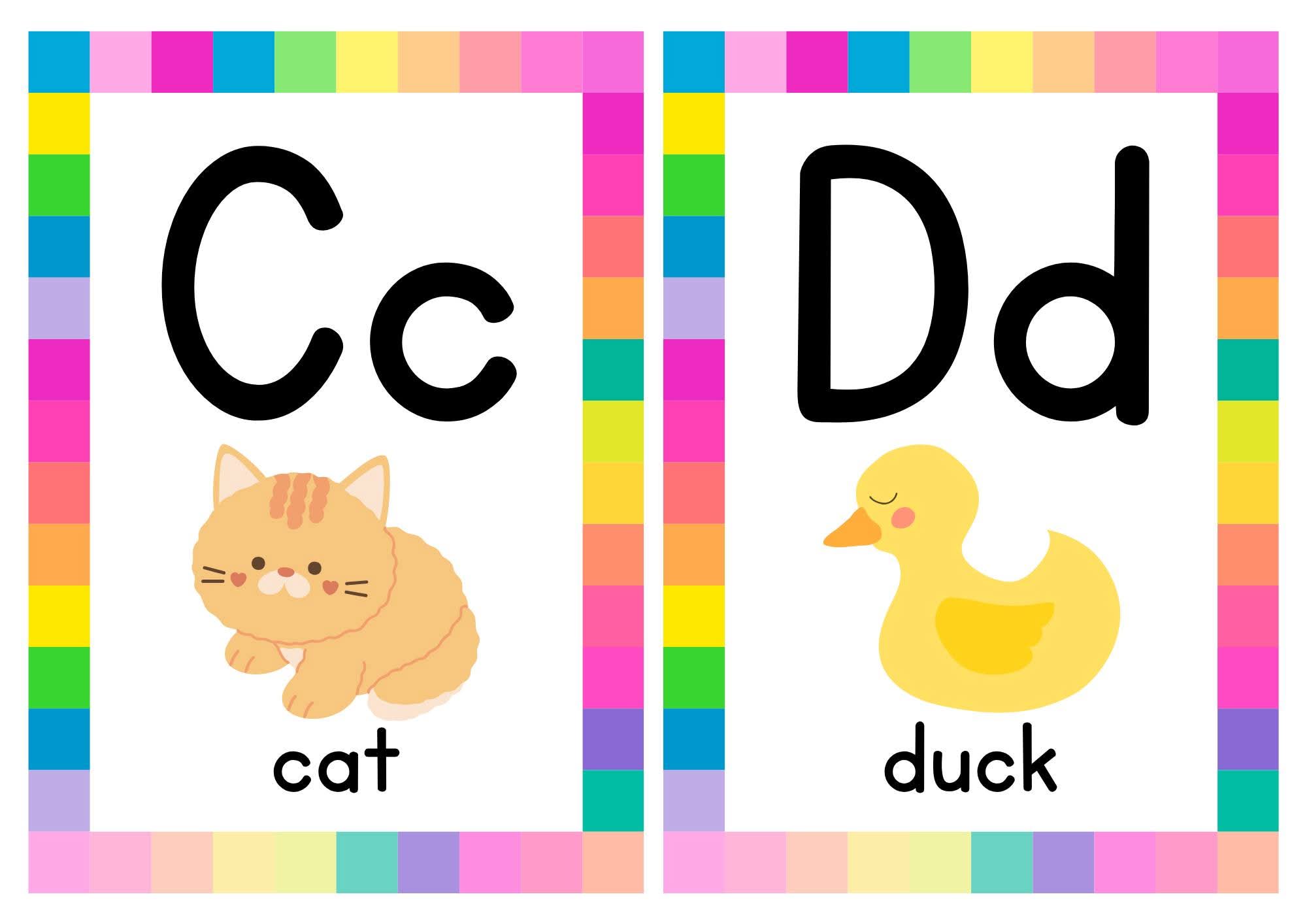 Alphabet Flashcards - Not Cursive - Teacher Sheila's Corner | Facebook