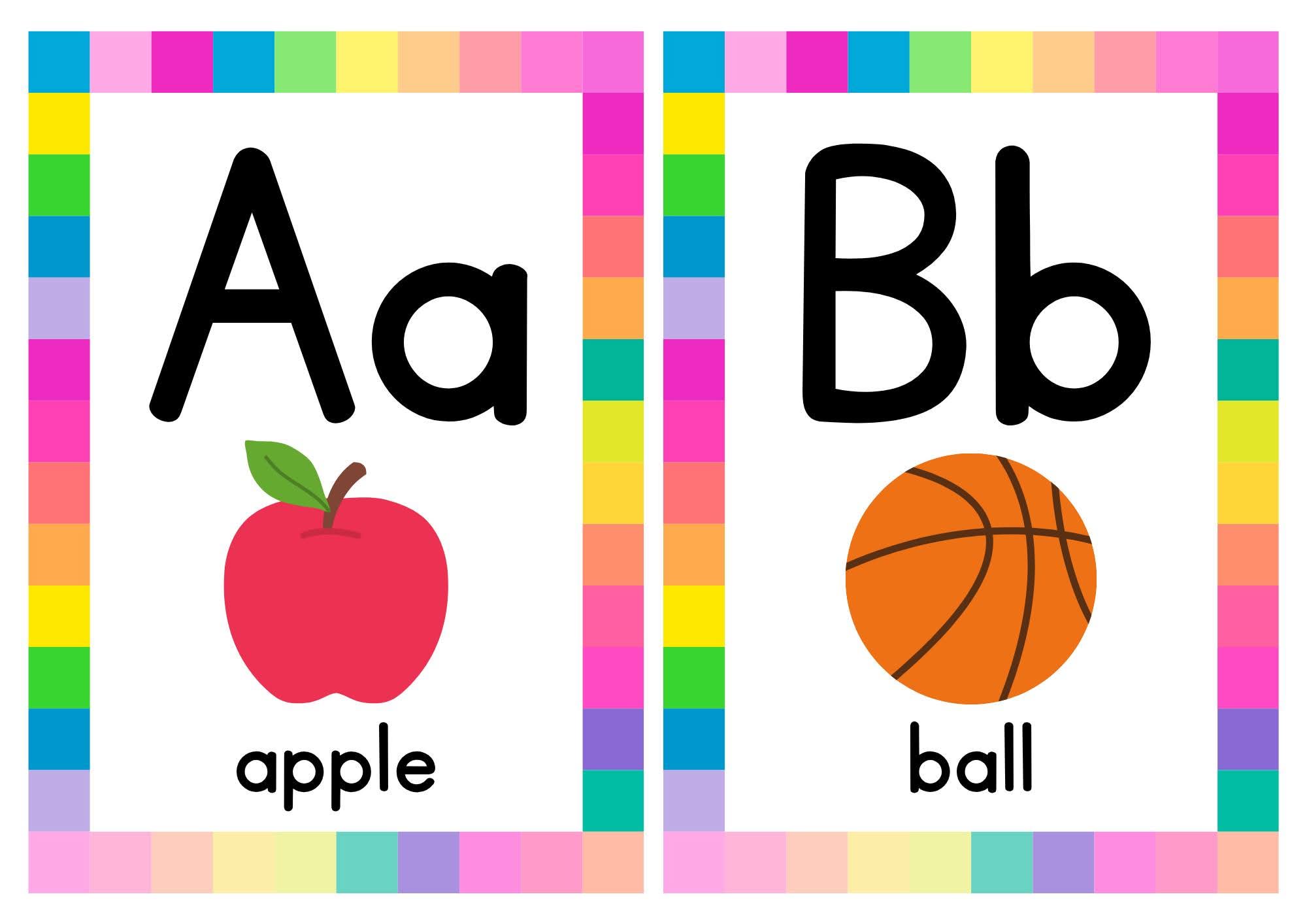 Alphabet Flashcards - Not Cursive - Teacher Sheila's Corner | Facebook