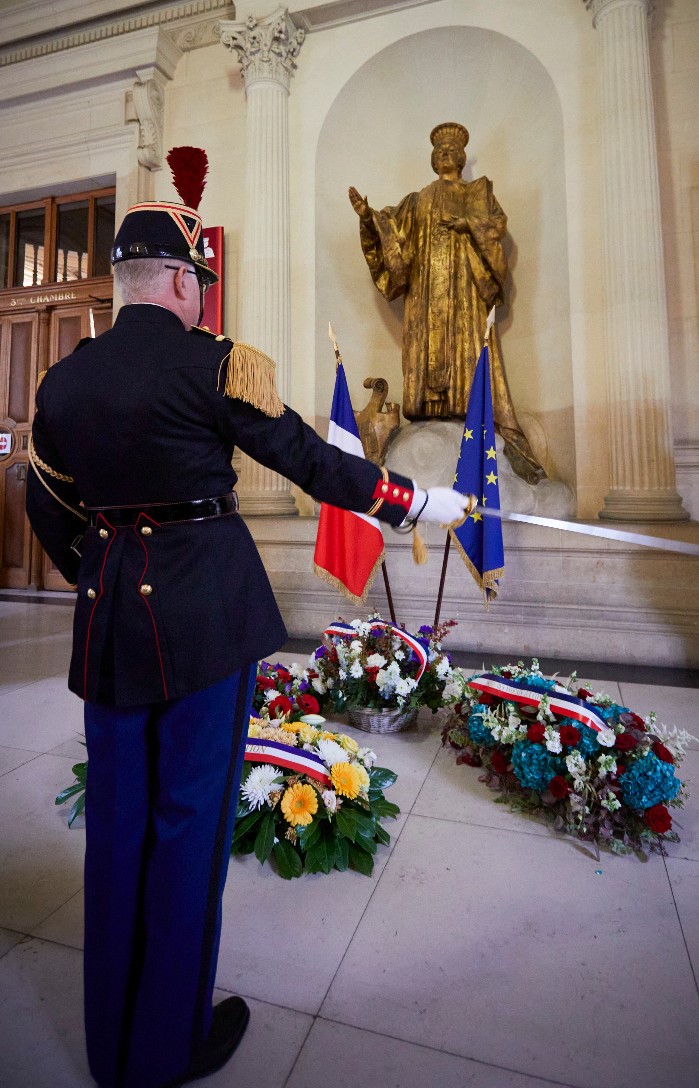 Cérémonie de commémoration des 80 ans du 8 mai 1945