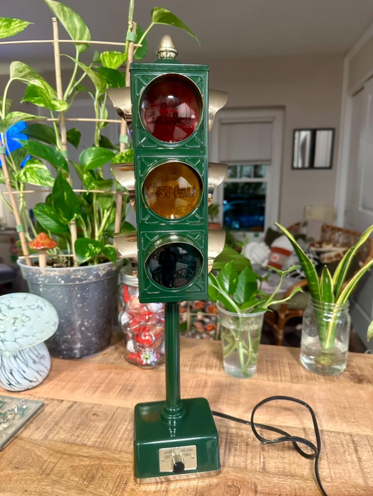 1960s B&B Japan Bar Traffic Signal Lamp