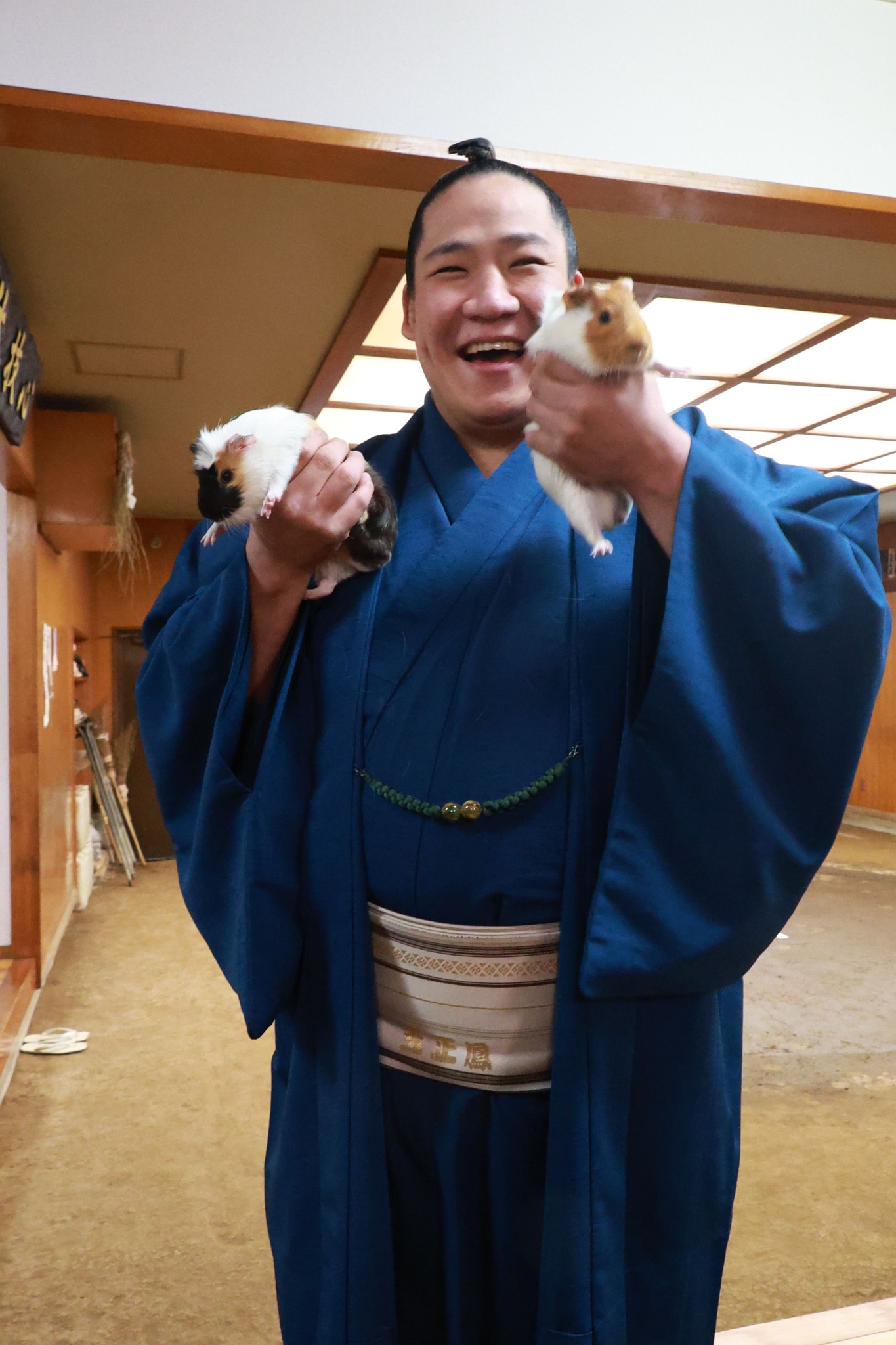 Congrats to Tamashoho on his promotion to Makuuchi!