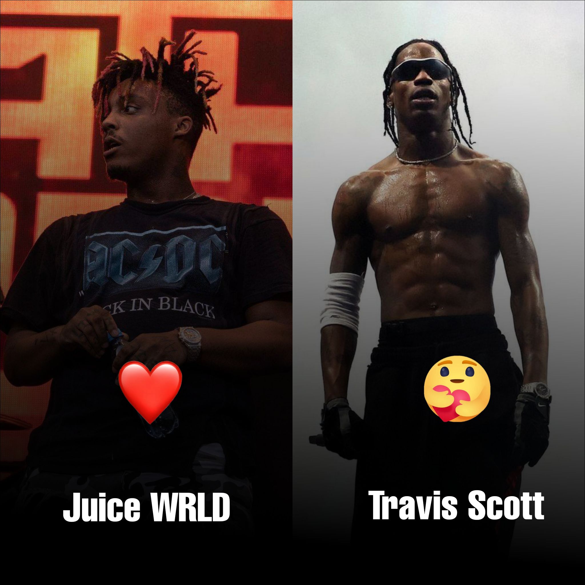 Juice WRLD vs Travis Scott⁉️