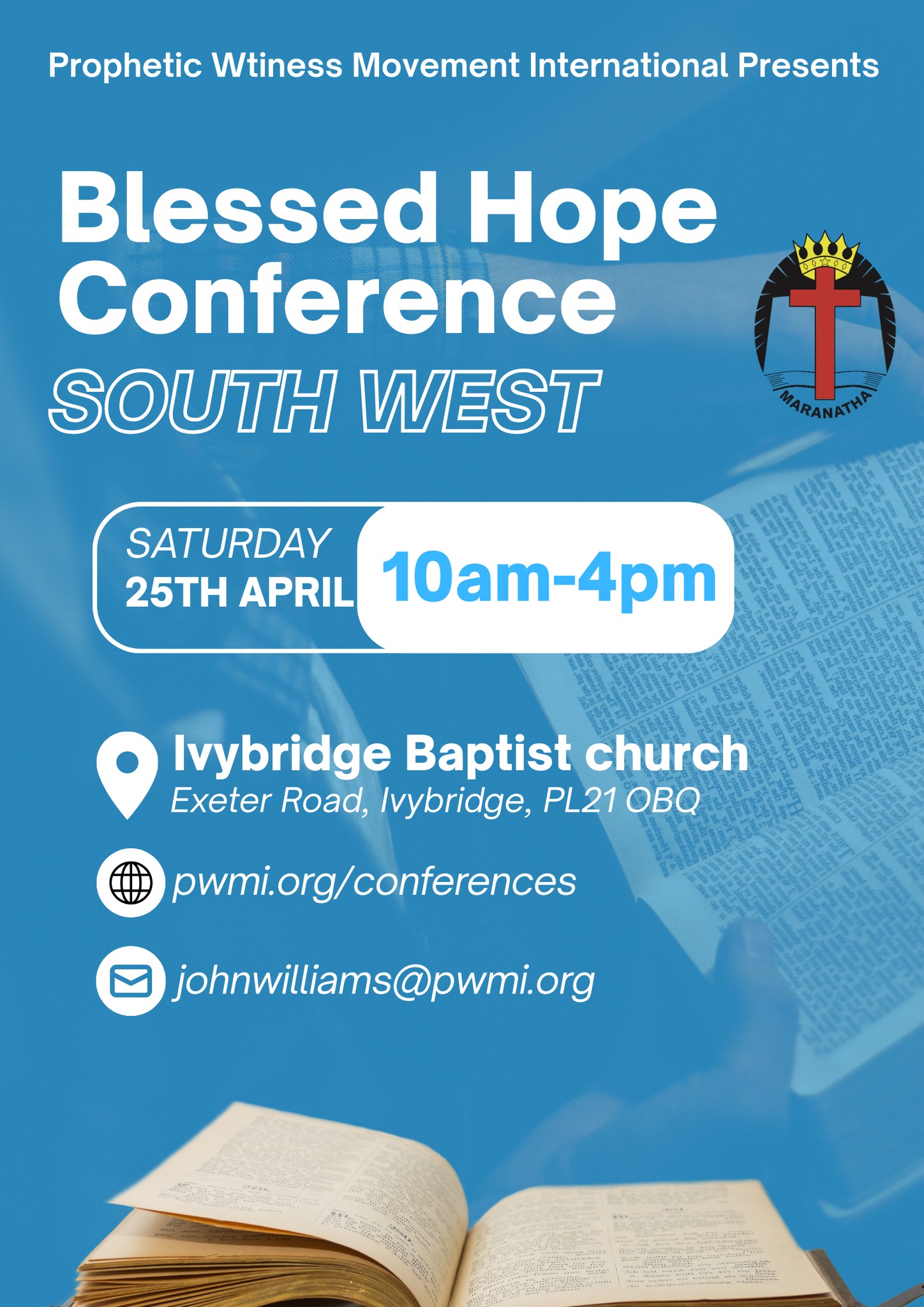 Prophetic Witness Movement International- PWMI | Leyland