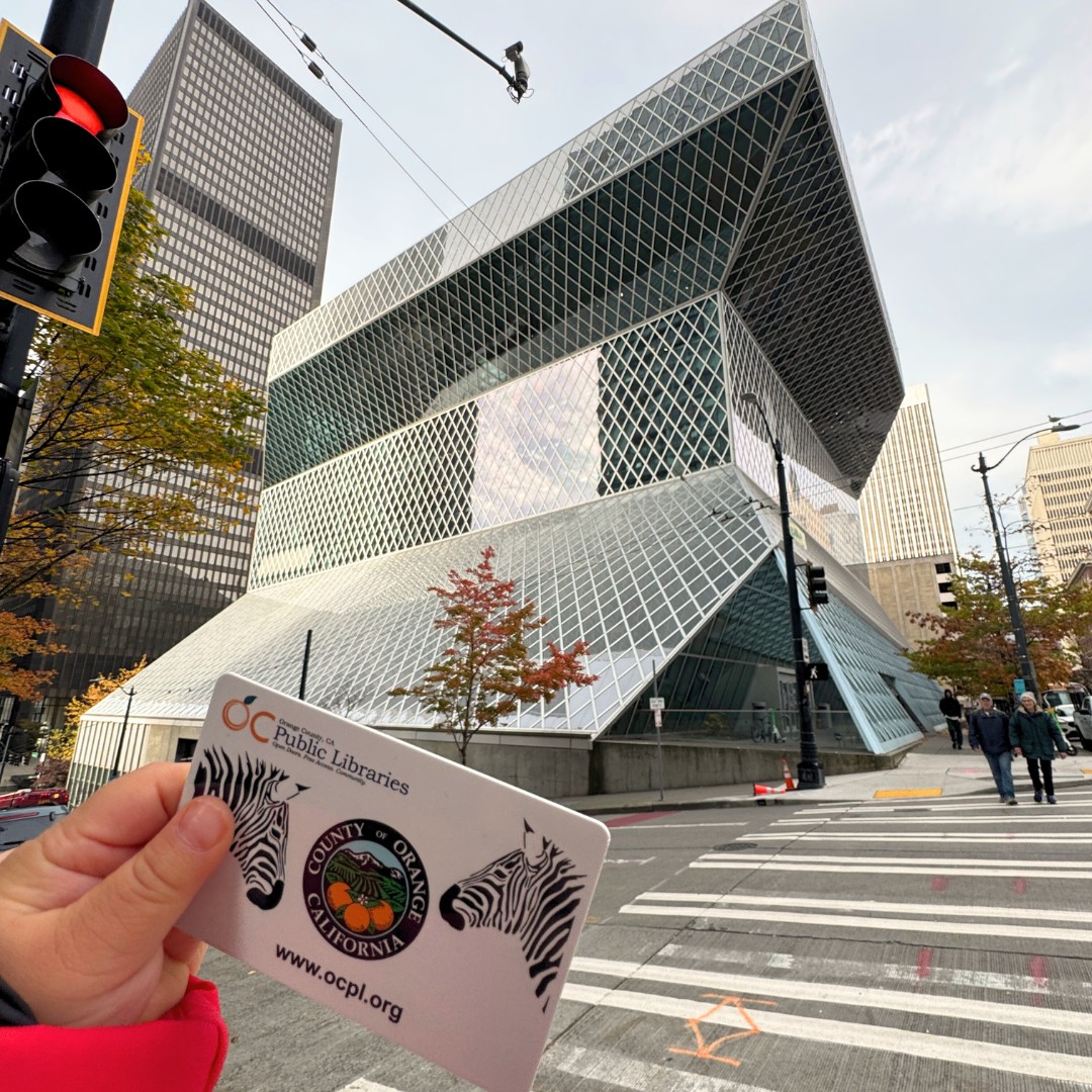 The #OCPLTravelingLibraryCard made a... - OC Public Libraries
