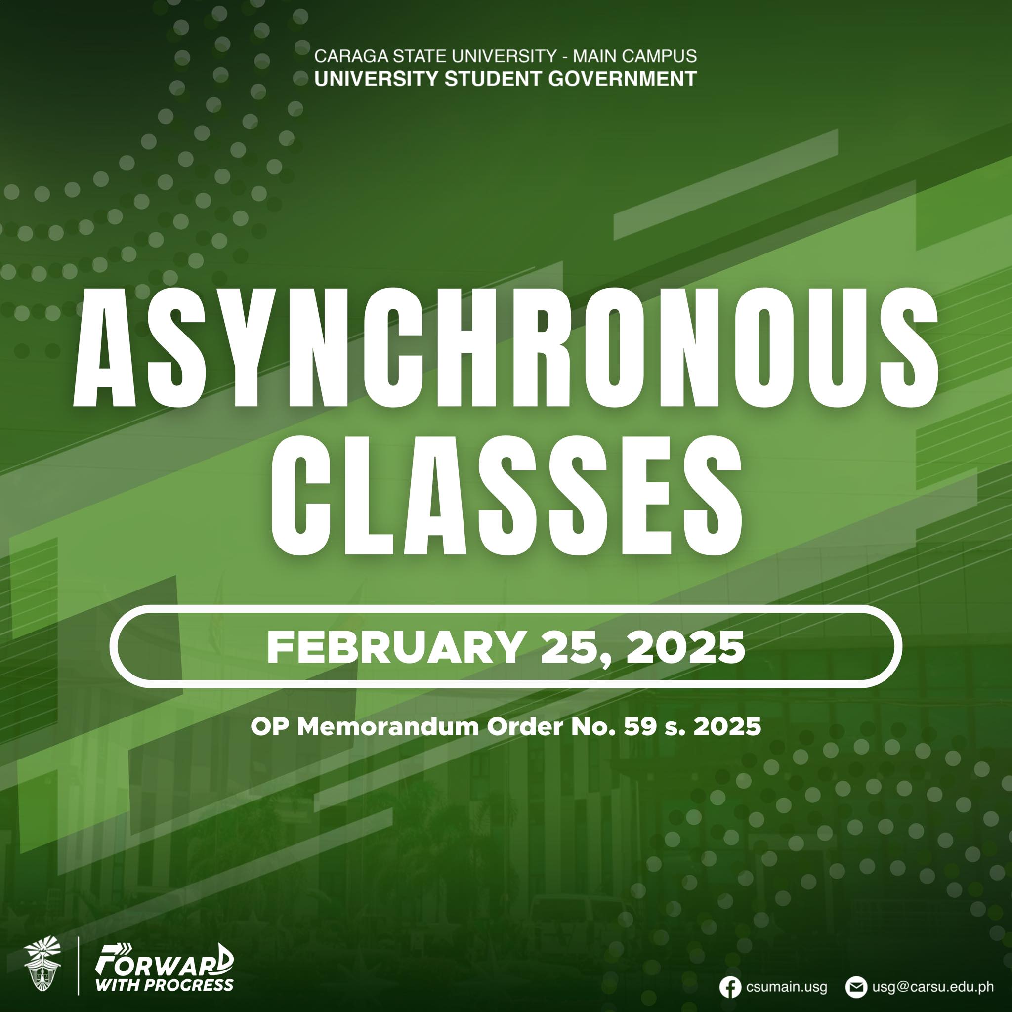 ASYNCHRONOUS... - CSU Main - University Student Government