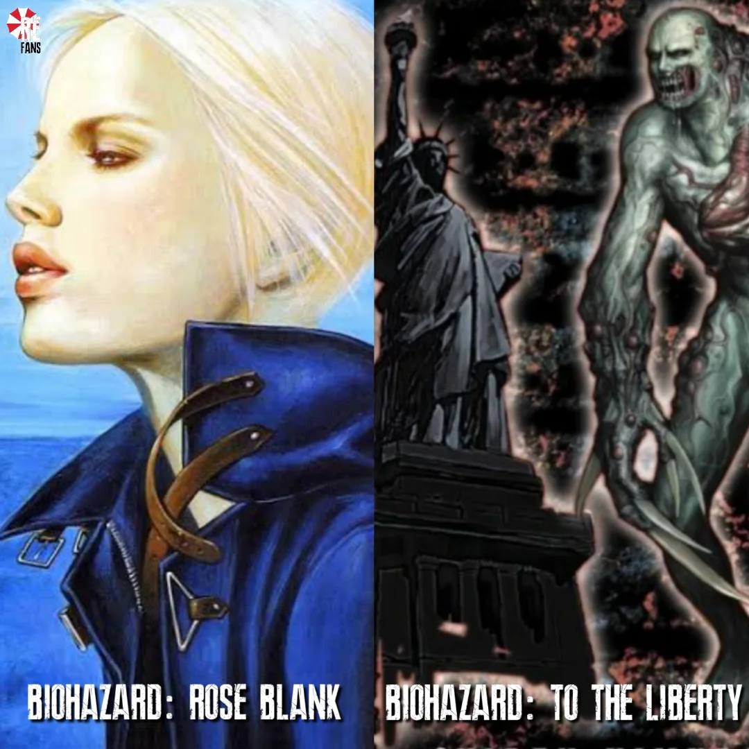 初版setBIOHAZARDバイオハザードローズブランクtotheliberty BIOHAZARD ローズ・ブランク Resident Evil novelizations anniversary