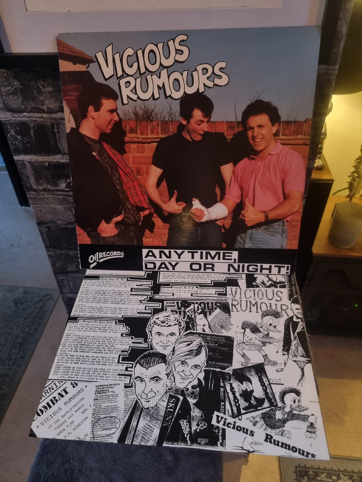 Vicious Rumours – Anytime, Day Or Night! 1986 Oi! Records. Great