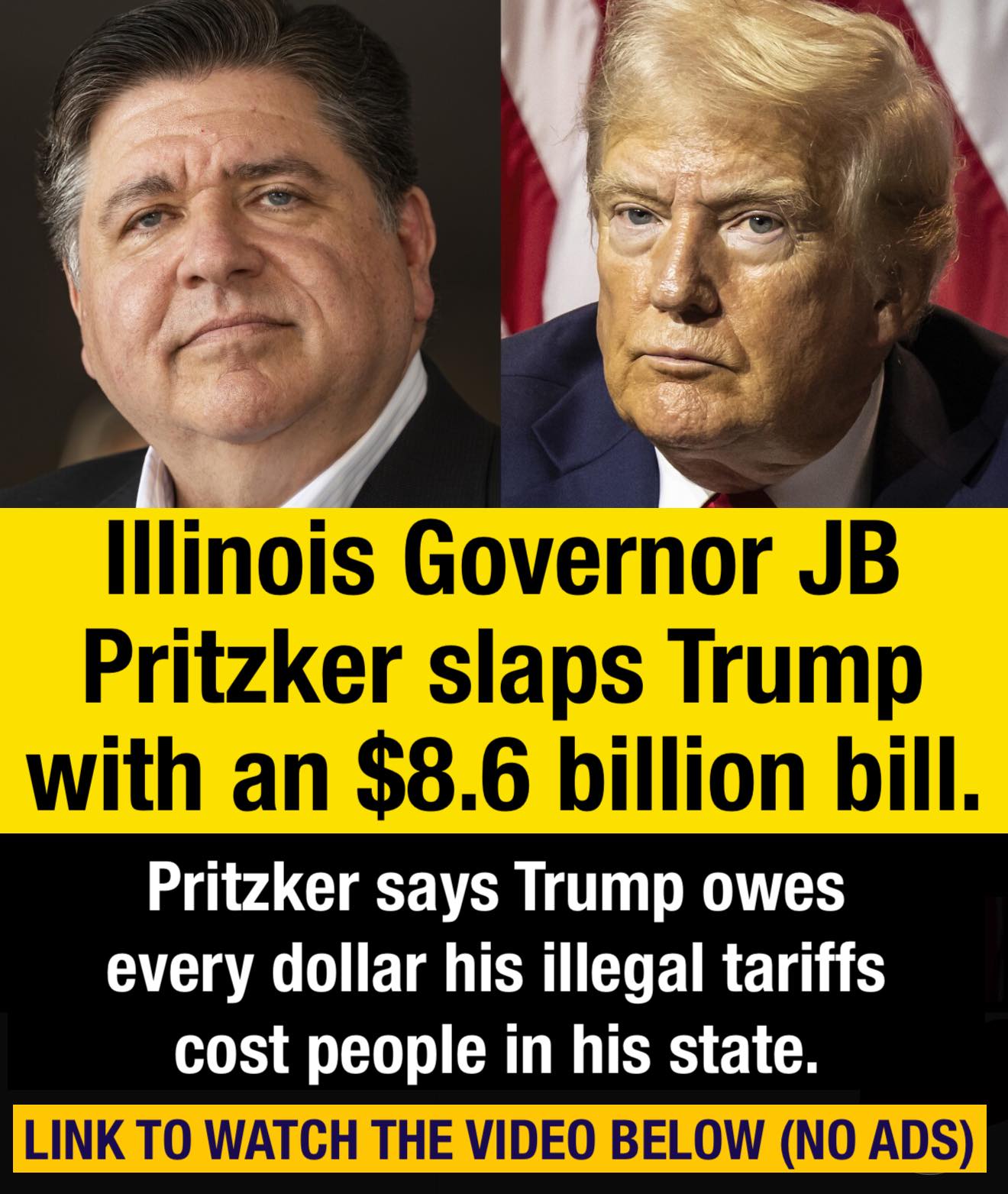 Not - 🚨THIS IS EPIC: Illinois Gov. JB Pritzker just sent Trump a BILL ...