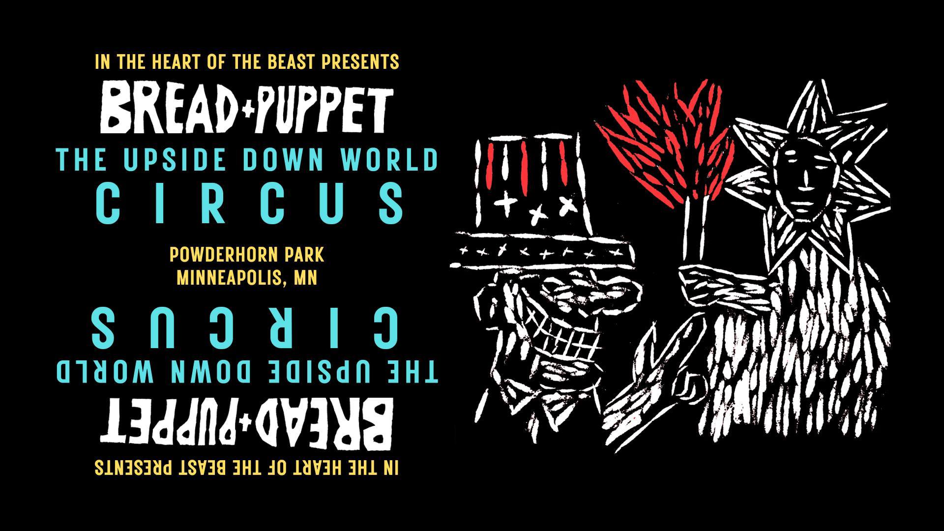 B&P in MINNEAPOLIS, MN: The Upside Down World Circus