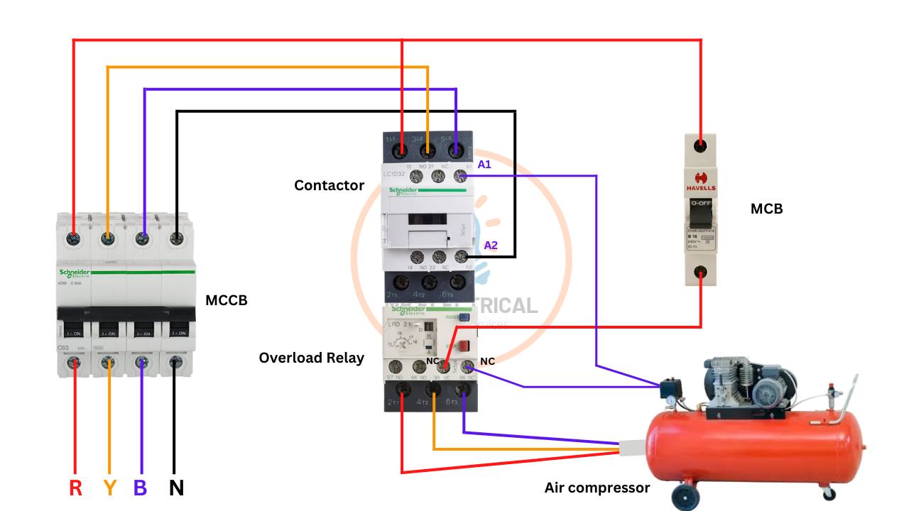 Air Compressor Wiring Diagram Figure 7 2. Wiring Diagram