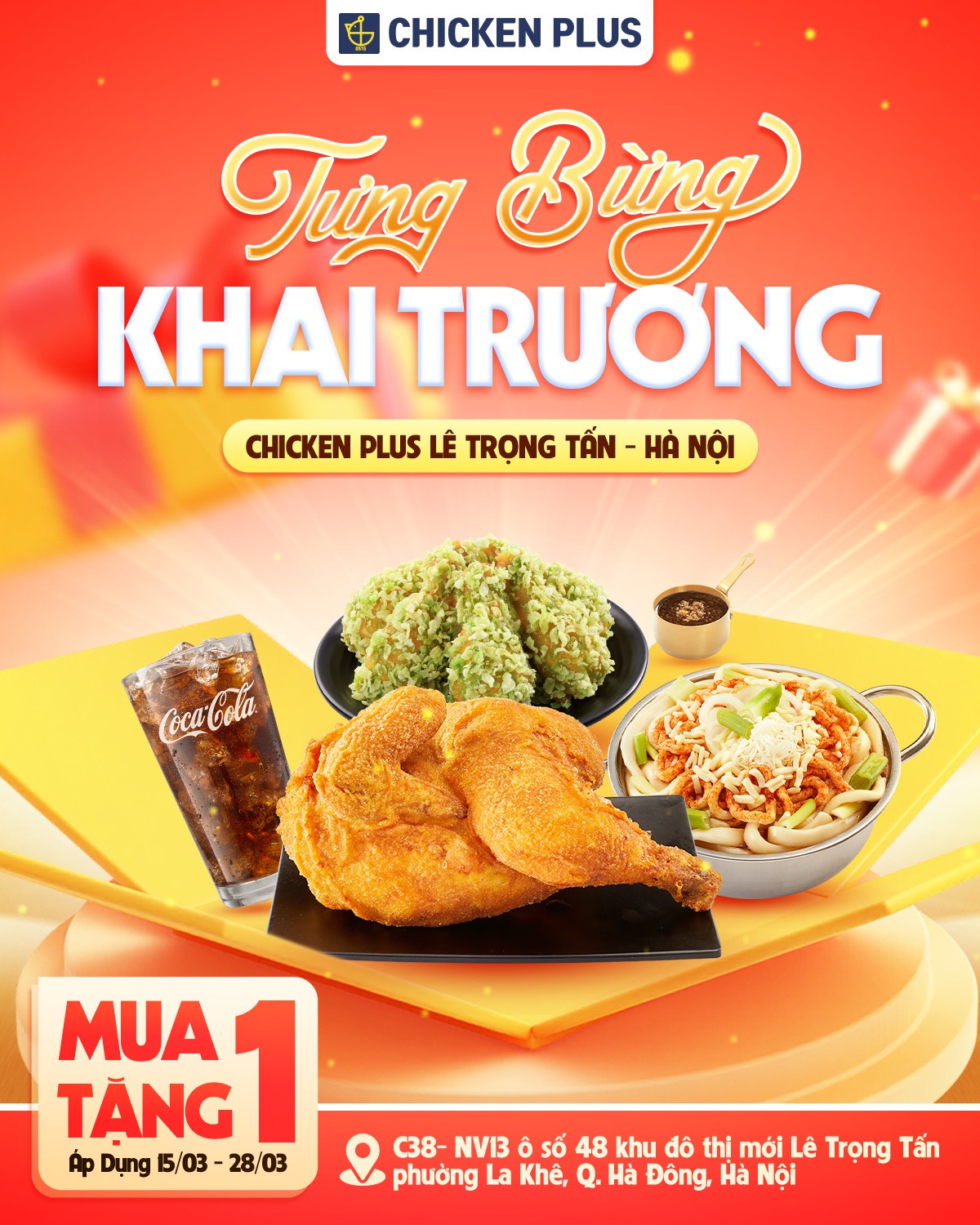 Chicken Plus Vietnam - 📢 TƯNG BỪNG KHAI TRƯƠNG – TUNG DEAL CỰC HOT 🔥 Bà ...