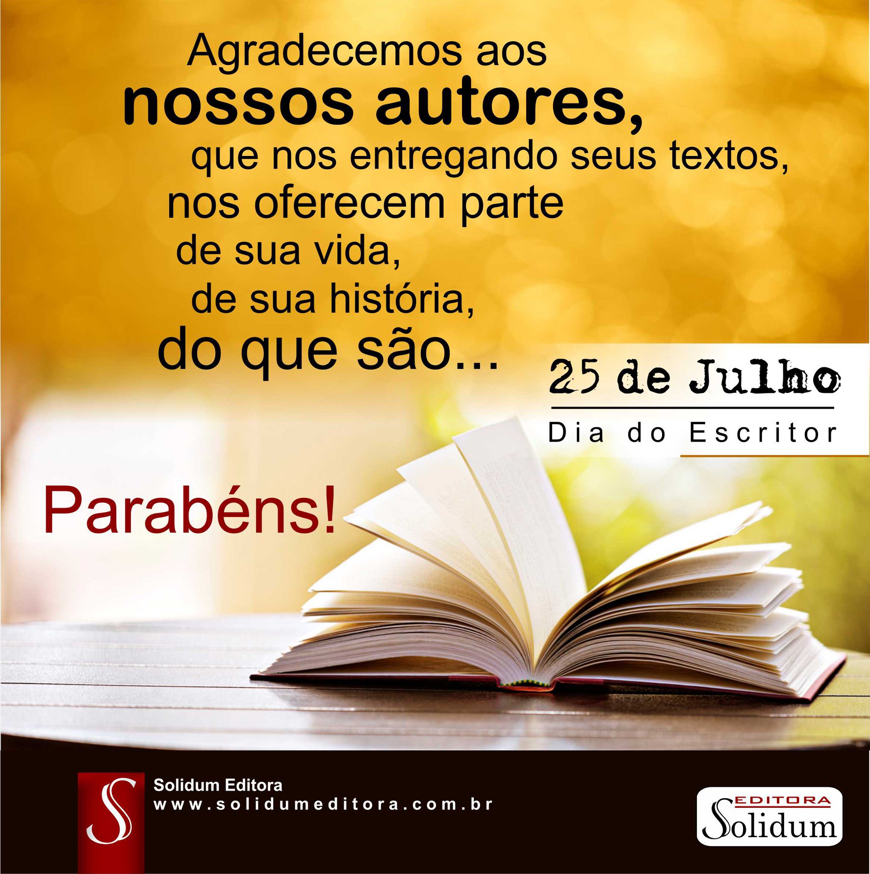 Solidum Editora - Cada escritor da Solidum Editora é visto de forma ...