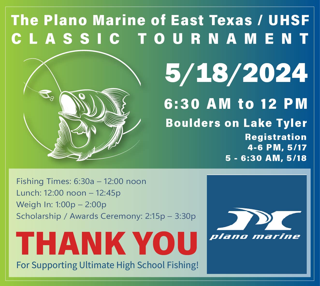 🎣 Mark your calendars! The... - Ultimate High School Fishing