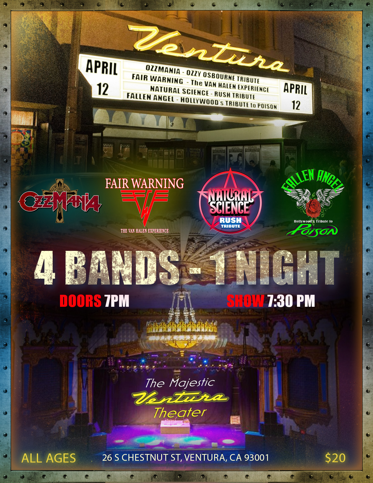 One Break..COMING UP! - - SATURDAY APRIL 12th (Save the Date